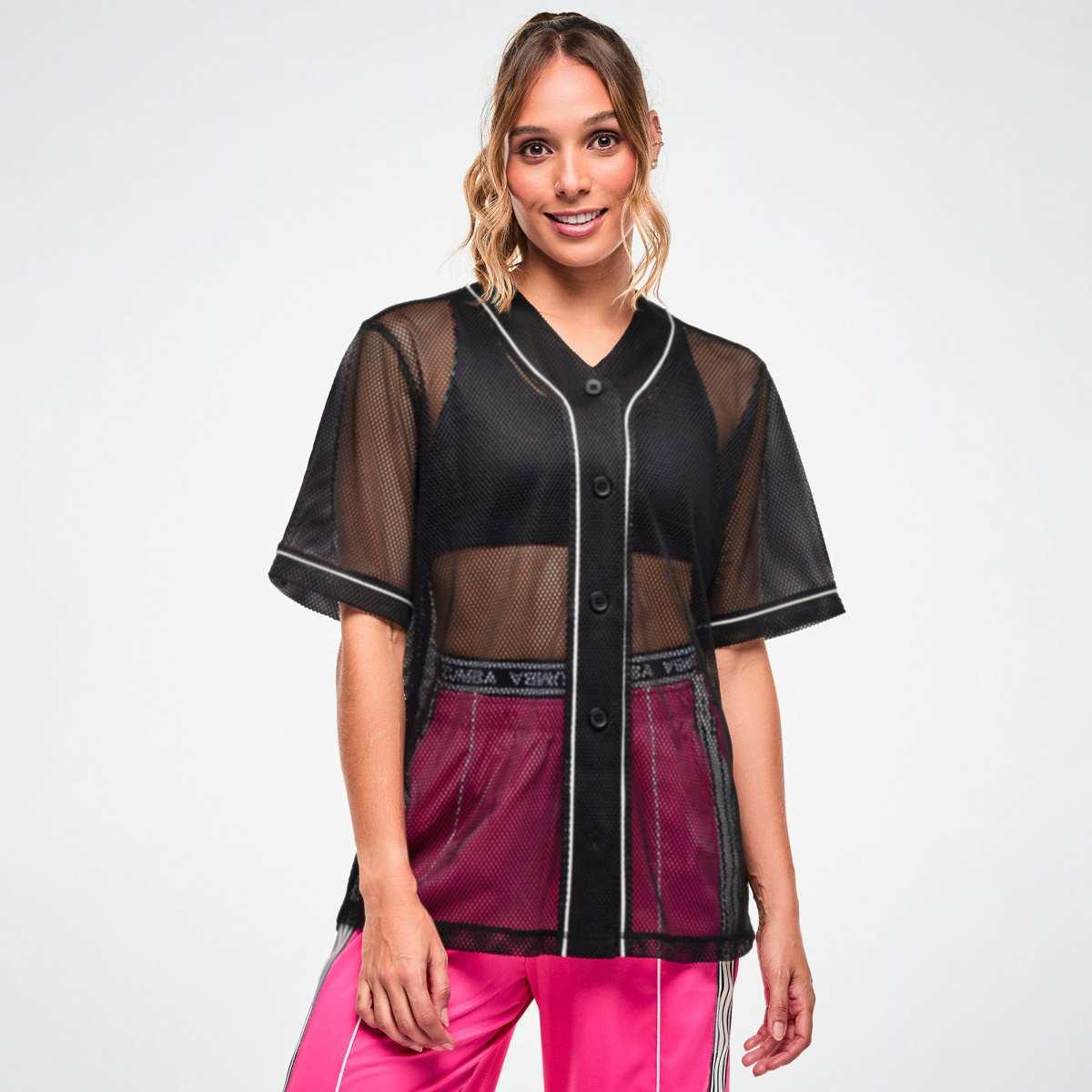 Electric Feel Unisex Mesh Baseball Jersey