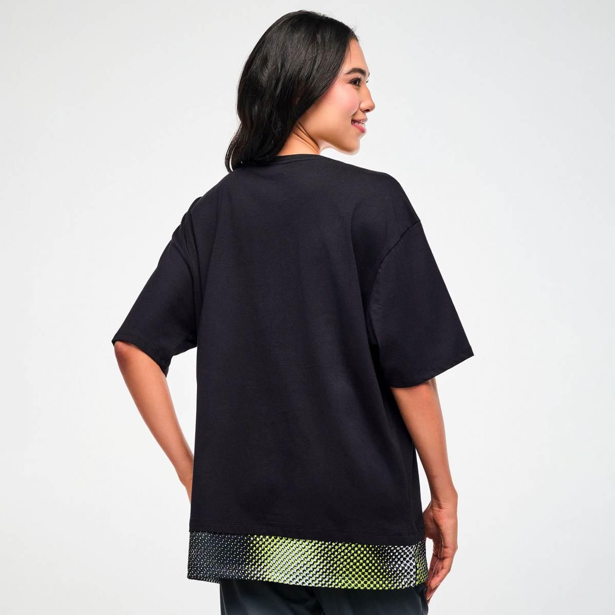 Electric Feel Men's Tee With Double Layered Hem