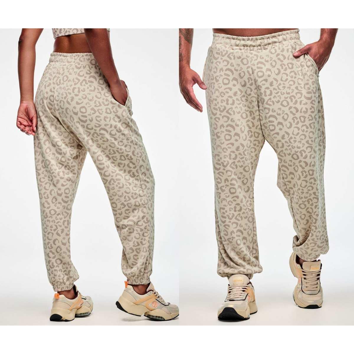 Zumba Modal Knit Slouch Cargo Pants - Beige/Tonal