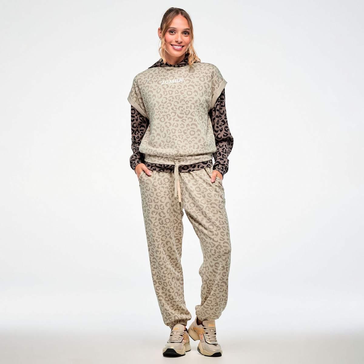 Zumba Modal Printed Sleeveless Sweatshirt