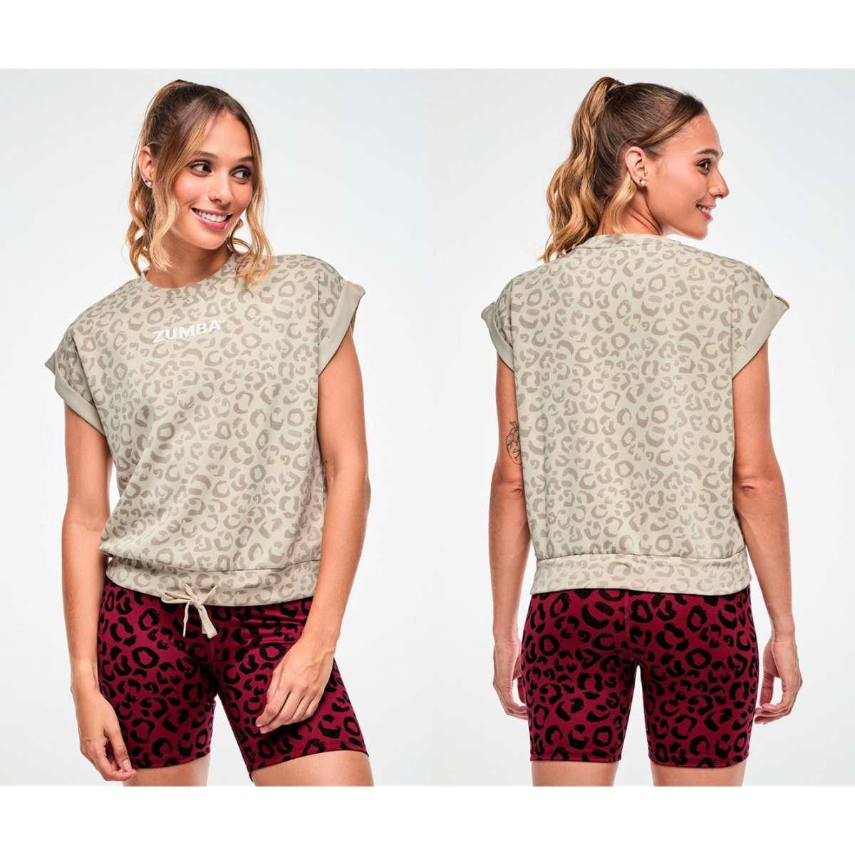 Zumba Modal Printed Sleeveless Sweatshirt