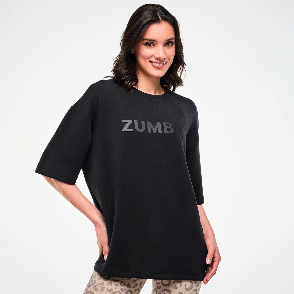 Zumba Modal Drop Shoulder Oversized Top