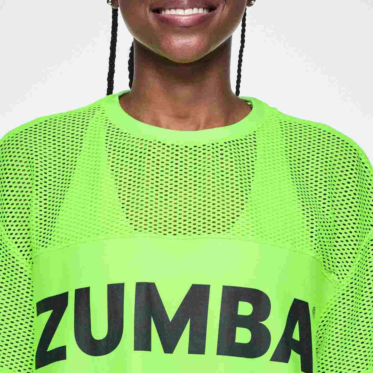 Ultrabright Mesh Boxy Top