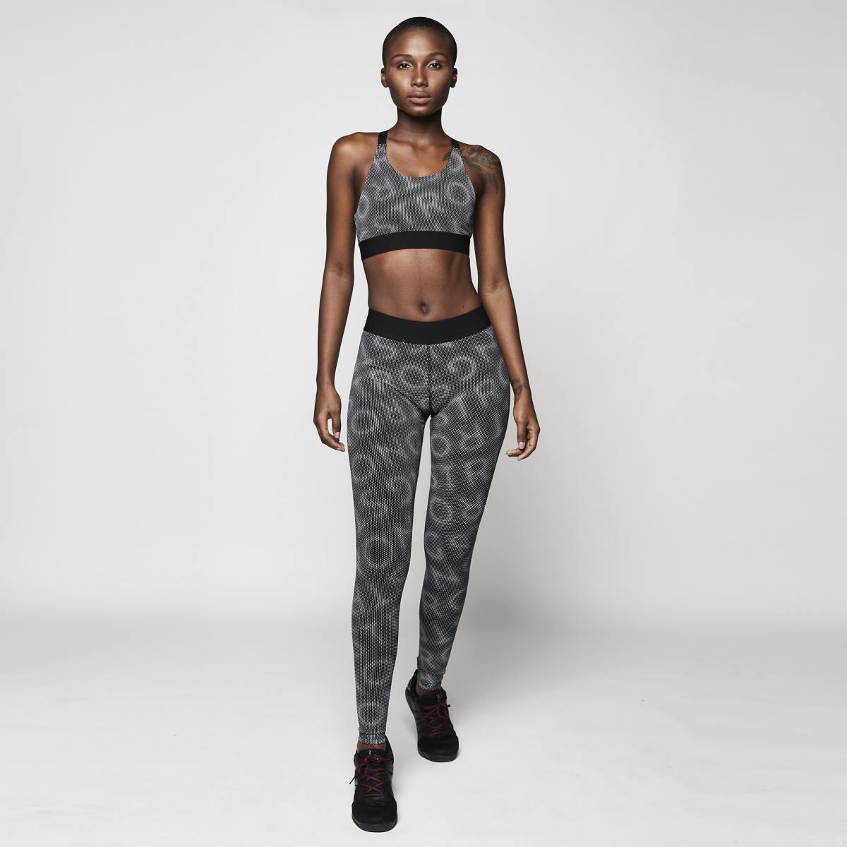 Reflective Printed Scoop Bra