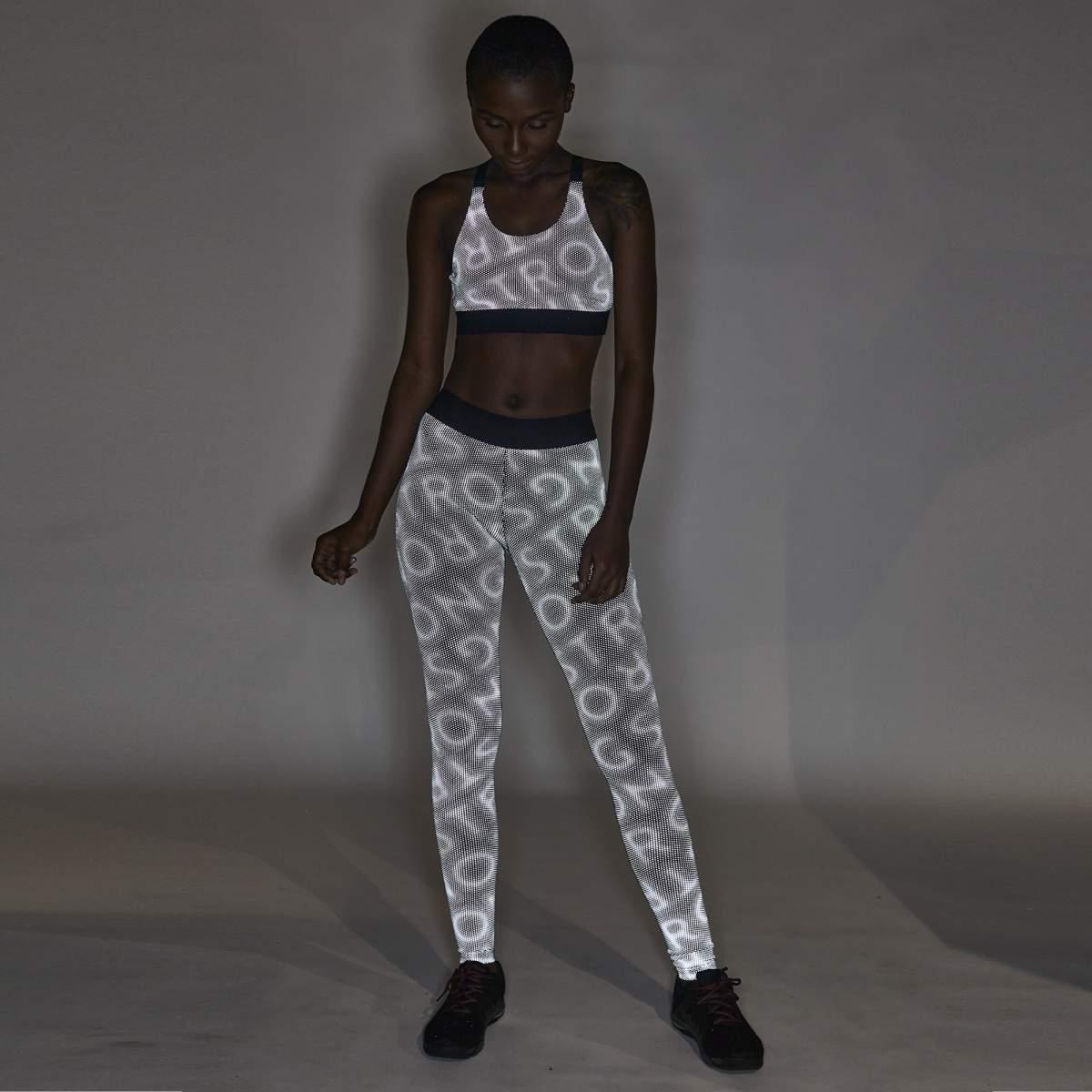 Reflective Printed Scoop Bra