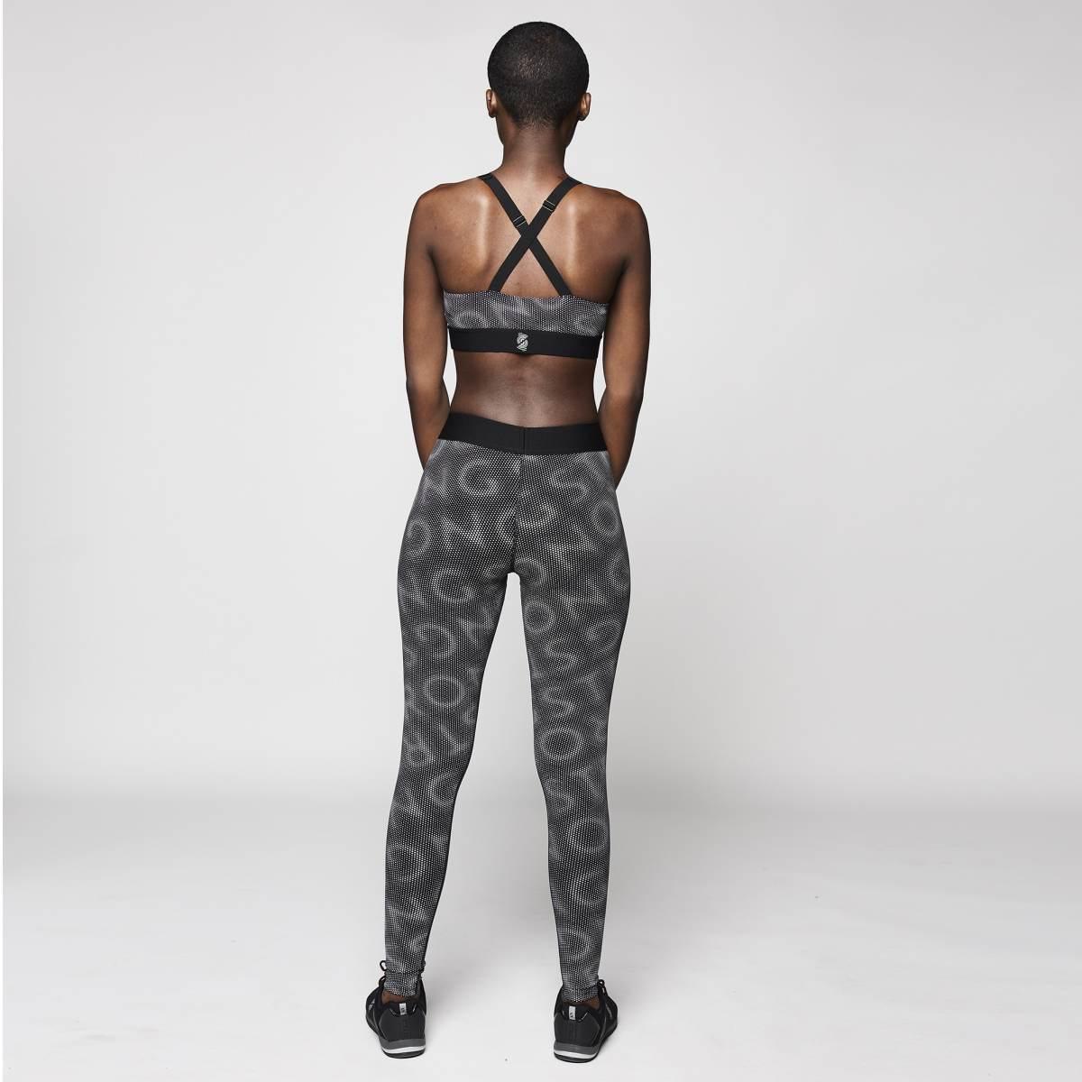 Reflective Printed Scoop Bra