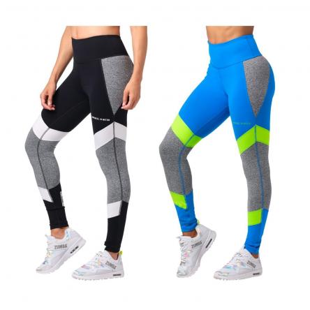 Zumba Happy Panel High Waisted Ankle Leggings